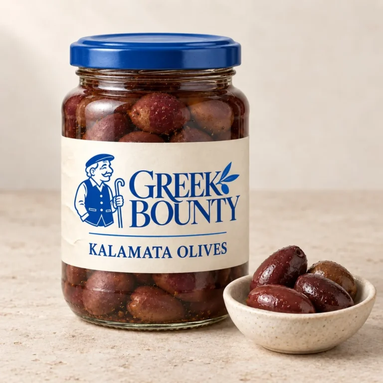 Greek Bounty packaging with blue Pappou — olives-01